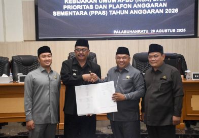 PEMKAB SUKABUMI BERSAMA DPRD SEPAKATI KEBIJAKAN ANGGARAN KUA PPAS TAHUN 2026