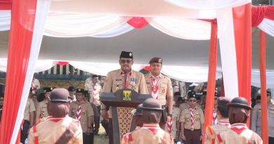 BUPATI H,ASEP JAPAR MINTA GERAKAN PRAMUKA MENJADI SOLUSI STRATEGIS MEMBENTUK KARAKATER GENERASI MUDA